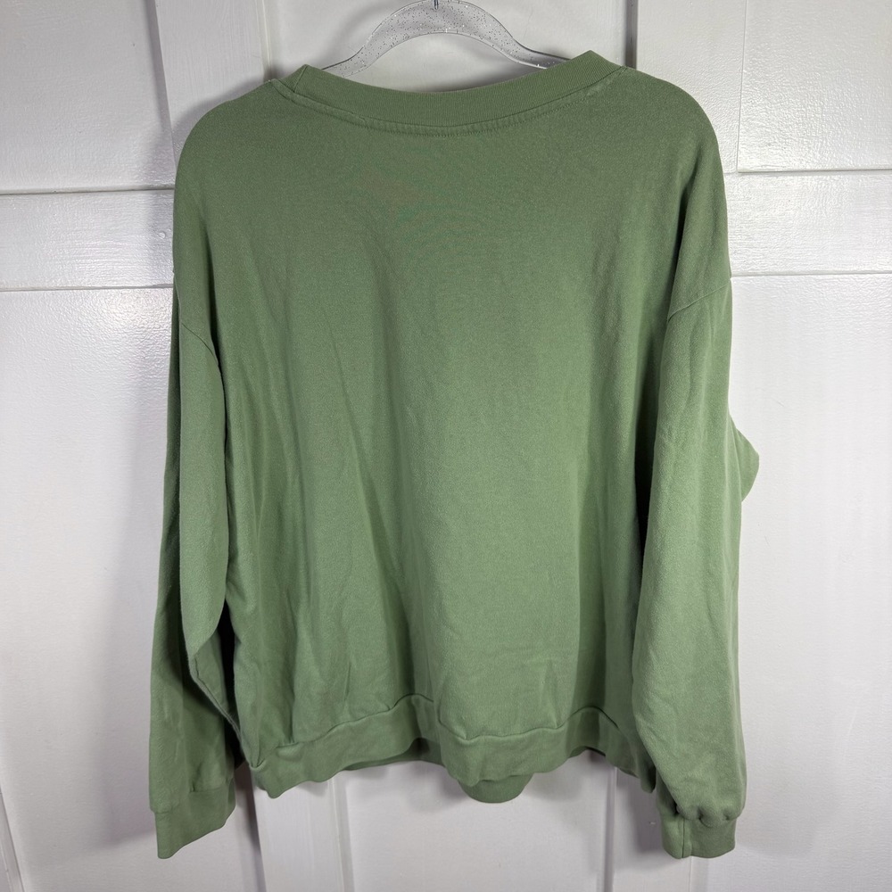 Desert Dreamer Be Kind To Nature Graphic Sweatshirt Green XXL Cotton Blend - Picture 5 of 9